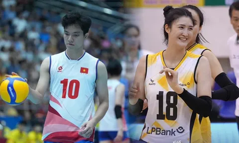 Bích Tuyền xuất hiện tại Cup Hoa Lư - Bình Điền, biểu cảm của ngôi sao bóng chuyền Việt Nam gây chú ý