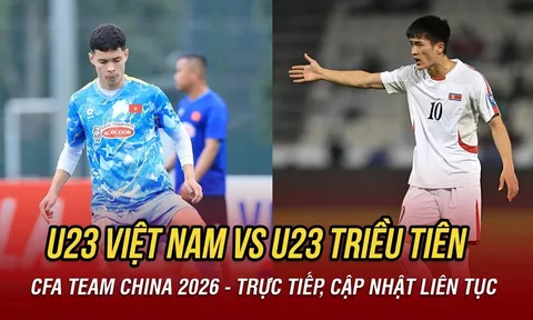 HIGHLIGHTS U23 Việt Nam vs U23 Triều Tiên - CFA Team China 2026: Cao Văn Bình và Văn Thuận gây sốt?
