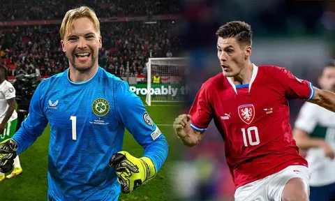Nhận định, dự đoán tỷ số CH Séc vs Ireland - Vòng loại World Cup 2026: Sao trẻ Ngoại hạng Anh tỏa sáng?