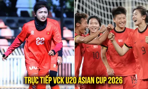 Trực tiếp VCK U20 châu Á 2026 hôm nay 1/4 - Xem trực tiếp U20 Việt Nam vs U20 Trung Quốc ở đâu?