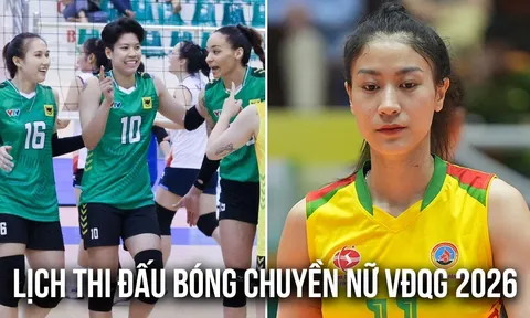 Lịch thi đấu Giải bóng chuyền nữ VĐQG 2026 mới nhất - Link xem trực tiếp bóng chuyền nữ Việt Nam