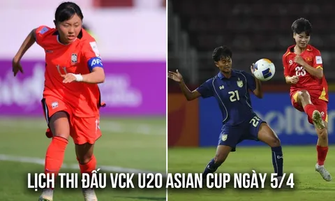 Lịch thi đấu VCK U20 Asian Cup 2026 ngày 5/4: Bất ngờ xuất hiện; ĐT Việt Nam hết hy vọng đi tiếp?