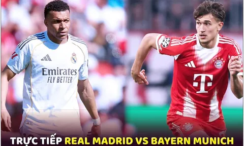 Xem trực tiếp Real Madrid vs Bayern Munich miễn phí ở đâu, kênh nào? Link xem Champions League HD