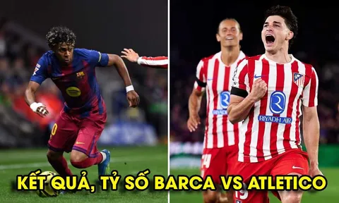 Kết quả, tỷ số Barca vs Atletico - Cúp C1 ngày 9/4: Lamine Yamal bất lực, Camp Nou sụp đổ