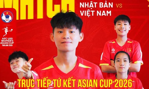 Xem trực tiếp U20 Việt Nam vs U20 Nhật Bản 11/4 ở đâu, kênh nào? - Link trực tiếp Tứ kết Asian Cup