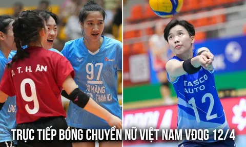 Link xem trực tiếp bóng chuyền nữ Việt Nam VĐQG hôm nay 12/4: Tân binh tiếp tục tạo địa chấn?