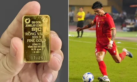 Giá vàng mới nhất 13/4: Vàng SJC giảm sâu; Giá trị của Đoàn Văn Hậu giảm gần 27 cây vàng