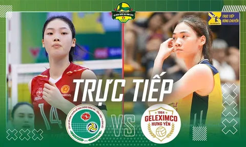 Trực tiếp bóng chuyền nữ Việt Nam VĐQG hôm nay 13/4 - Link trực tiếp BCTT BĐ19 vs Geleximco Hưng Yên