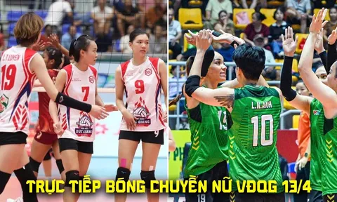Link xem trực tiếp bóng chuyền nữ Việt Nam VĐQG hôm nay 13/4: Ngôi sao ĐT Việt Nam lập công lớn?