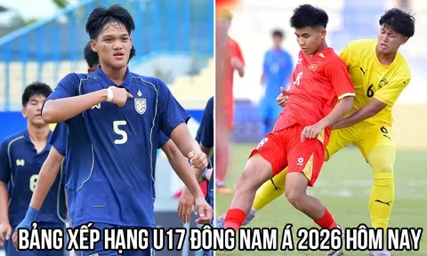 Bảng xếp hạng U17 Đông Nam Á hôm nay 15/4: Thái Lan chật vật; ĐT Việt Nam rộng cửa giành ngôi vương?
