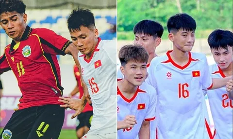 Hủy diệt Timor Leste với tỷ số không tưởng, U17 Việt Nam khiến cả Đông Nam Á 'dậy sóng'