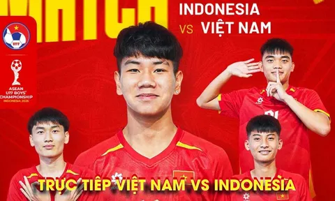 Trực tiếp bóng đá U17 Việt Nam vs U17 Indonesia hôm nay 19/4 - Link trực tiếp U17 Đông Nam Á 2026