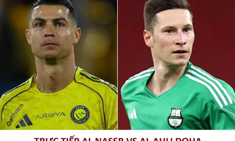 Trực tiếp bóng đá Al Nassr vs Al Ahli Doha - Bán kết AFC Champions League 2: Ronaldo lập kỷ lục