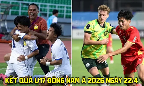 Kết quả bóng đá U17 Đông Nam Á hôm nay 22/4: U17 Việt Nam vào chung kết sau chiến thắng nghẹt thở?