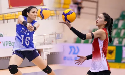 Trực tiếp bóng chuyền Cúp Hùng Vương hôm nay 23/4: Hà Nội Tasco Auto 'đại chiến' BC Thông Tin BĐ19