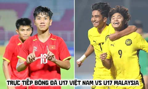 Trực tiếp bóng đá U17 Việt Nam vs U17 Malaysia - Chung kết U17 Đông Nam Á 2026: Rượt đuổi kịch tính?