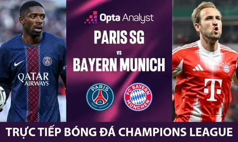 Trực tiếp bóng đá PSG vs Bayern 2h ngày 29/4 - Link xem trực tiếp Bán kết Cúp C1 Champions League