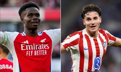 Kết quả bóng đá Champions League hôm nay 5/5: Saka mờ nhạt, Arsenal thảm bại trước Atletico Madrid