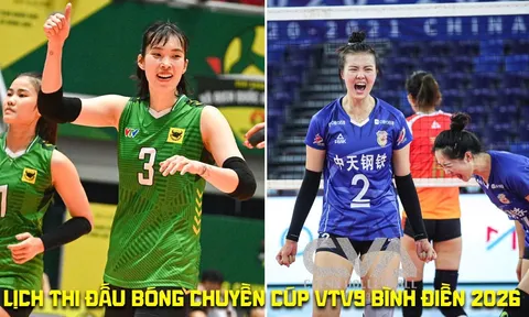 Lịch thi đấu bóng chuyền Cúp VTV9 Bình Điền 2026 mới nhất: Thay đổi quan trọng ở trận khai mạc
