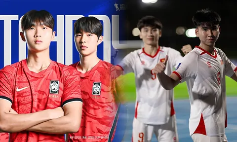 Lịch phát sóng trực tiếp bóng đá U17 Việt Nam đấu U17 Hàn Quốc - VCK U17 châu Á 2026