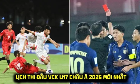 Lịch thi đấu VCK U17 châu Á 2026 mới nhất hôm nay 8/5 - Lịch trực tiếp U17 Việt Nam vs U17 Hàn Quốc