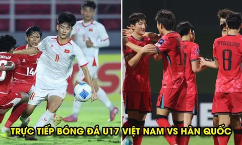 Xem trực tiếp bóng đá U17 Việt Nam vs U17 Hàn Quốc ở đâu, kênh nào? Link trực tiếp U17 châu Á 2026
