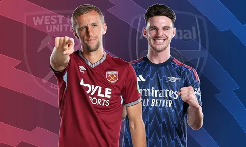 TRỰC TIẾP bóng đá West Ham vs Arsenal - Vòng 36 Ngoại hạng Anh: Man City mừng thầm