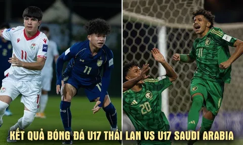 Kết quả, tỷ số U17 Thái Lan vs U17 Saudi Arabia - VCK U17 châu Á 2026: Voi Chiến hết cửa đi tiếp