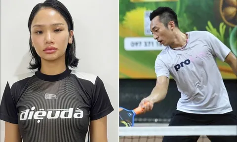 Lùm xùm Miu Lê bất ngờ xuất hiện VĐV pickleball nổi tiếng, có ảnh hưởng trên mạng xã hội