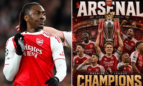 Arsenal nhận món quà 'từ trên trời rơi xuống', đối thủ tự thua để Pháo Thủ vô địch Ngoại hạng Anh?