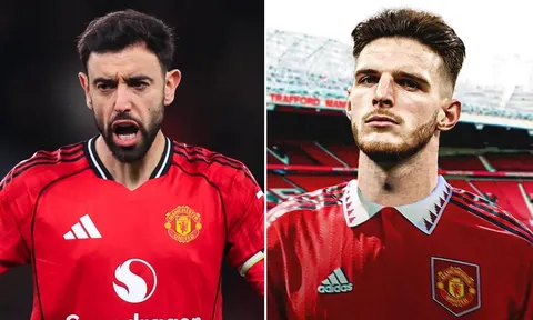 Bruno Fernandes tuyên bố cứng, chính thức rõ vụ Declan Rice gia nhập Manchester United