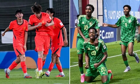 Kết quả, tỷ số U17 Saudi Arabia vs U17 Trung Quốc - Tứ kết U17 châu Á: U17 Việt Nam rộng cửa nối dài kỷ lục