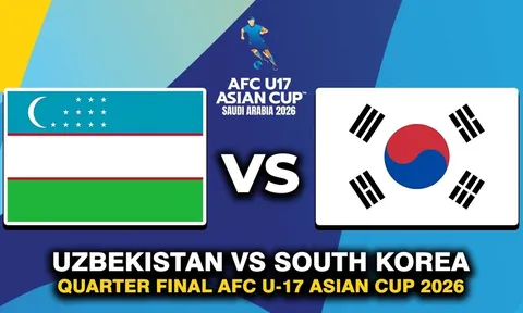 Kết quả bóng đá U17 Uzbekistan vs U17 Hàn Quốc - VCK U17 châu Á 2026: Kịch bản khó tin