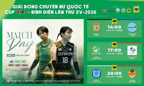 Xem trực tiếp bóng chuyền Cúp VTV9 - Bình Điền 2026 ở đâu, kênh nào? Link trực tiếp bóng chuyền nữ