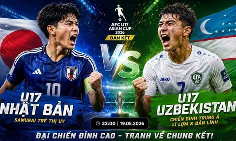 TRỰC TIẾP bóng đá U17 Nhật Bản vs U17 Uzbekistan - VCK U17 châu Á 2026 - Link trực tiếp U17 Nhật Bản