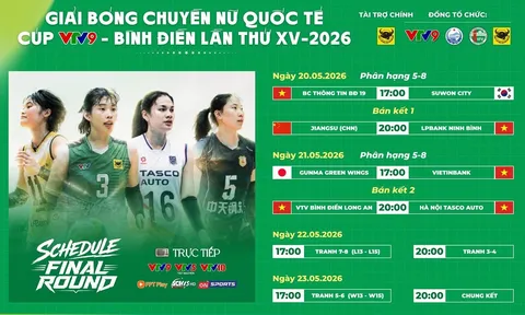 Xem trực tiếp bóng chuyền Cúp VTV9 - Bình Điền 2026 ở đâu, kênh nào? Link trực tiếp bóng chuyền nữ