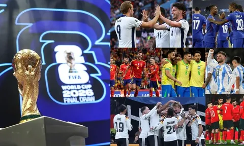 Xếp hạng ứng viên vô địch World Cup 2026: Pháp dẫn đầu, Anh và Brazil quyết phá dớp