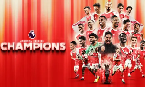 Đương kim vô địch Premier League gọi tên Arsenal