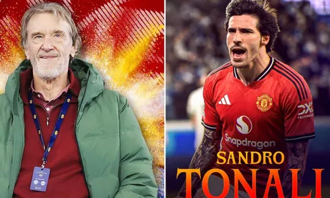 Sir Jim Ratcliffe 'phá két' đón Tonali, Man United hoàn tất bom tấn đầu tiên trước World Cup 2026?