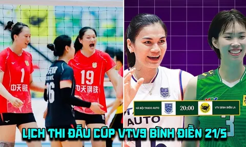 Lịch thi đấu bóng chuyền Cúp VTV9 Bình Điền 2026 hôm nay 21/5: Giang Tô xác định đối thủ ở chung kết