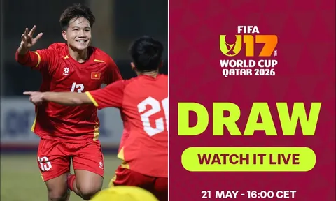 Xem trực tiếp bốc thăm U17 World Cup 2026 ở đâu, kênh nào? Link xem trực tiếp U17 Việt Nam World Cup
