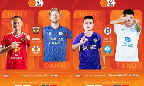 Lịch thi đấu bóng đá Việt Nam hôm nay 24/5: Bảng xếp hạng V.League có biến lớn, Công Phượng lên hạng?