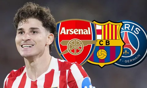 Julian Alvarez muốn rời Atletico Madrid: Barcelona dẫn đầu cuộc đua, Arsenal và PSG theo sát
