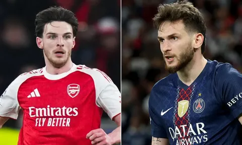 Declan Rice vs Khvicha Kvaratskhelia: Trận chiến giành Quả Bóng Vàng