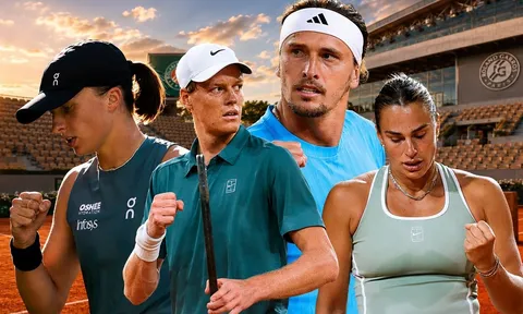VTV trực tiếp tennis Roland Garros 2026 hôm nay 28/5 - Link xem trực tiếp Pháp mở rộng 2026