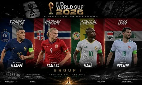 Lịch thi đấu bảng I - World Cup 2026: Haaland đại chiến Mbappe, ĐT Na Uy nguy cơ bị loại sớm