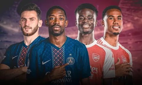 Lịch thi đấu Chung kết Champions League 30/5: Saka lu mờ trước Dembele, PSG đại thắng Arsenal?