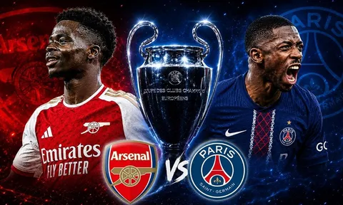 Siêu máy tính AI dự đoán kết quả chấn động trận PSG vs Arsenal - Nhận định Champions League