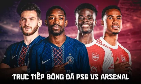 Trực tiếp bóng đá PSG vs Arsenal 23h ngày 30/5 - Link trực tiếp chung kết Cúp C1 Champions League