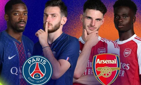 Kết quả bóng đá hôm nay - Kết quả, tỷ số PSG vs Arsenal - Chung kết Cúp C1 Champions League